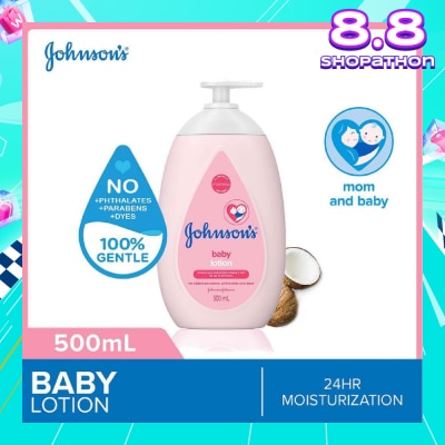 JOHNSON'S Baby Baby Regular Moisturizing Lotion 24H Moisturization 500ml