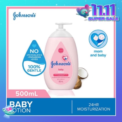 JOHNSON'S Baby Baby Regular Moisturizing Lotion 24H Moisturization 500ml