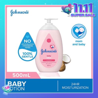 JOHNSON'S Baby Baby Regular Moisturizing Lotion 24H Moisturization 500ml