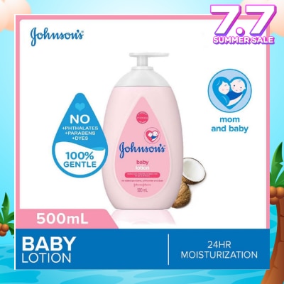 JOHNSON'S Baby Baby Regular Moisturizing Lotion 24H Moisturization 500ml