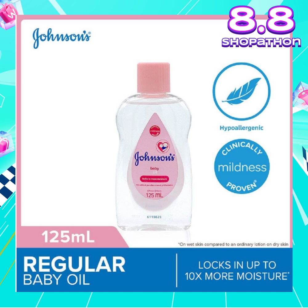 Baby Regular Moisturizing Baby Oil Locks In Moisture 125ml