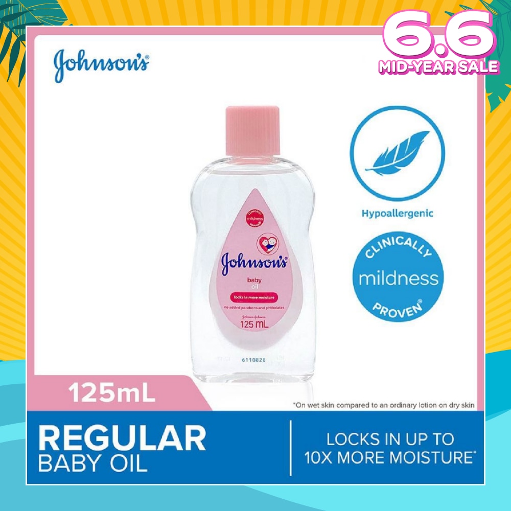 Baby Regular Moisturizing Baby Oil Locks In Moisture 125ml