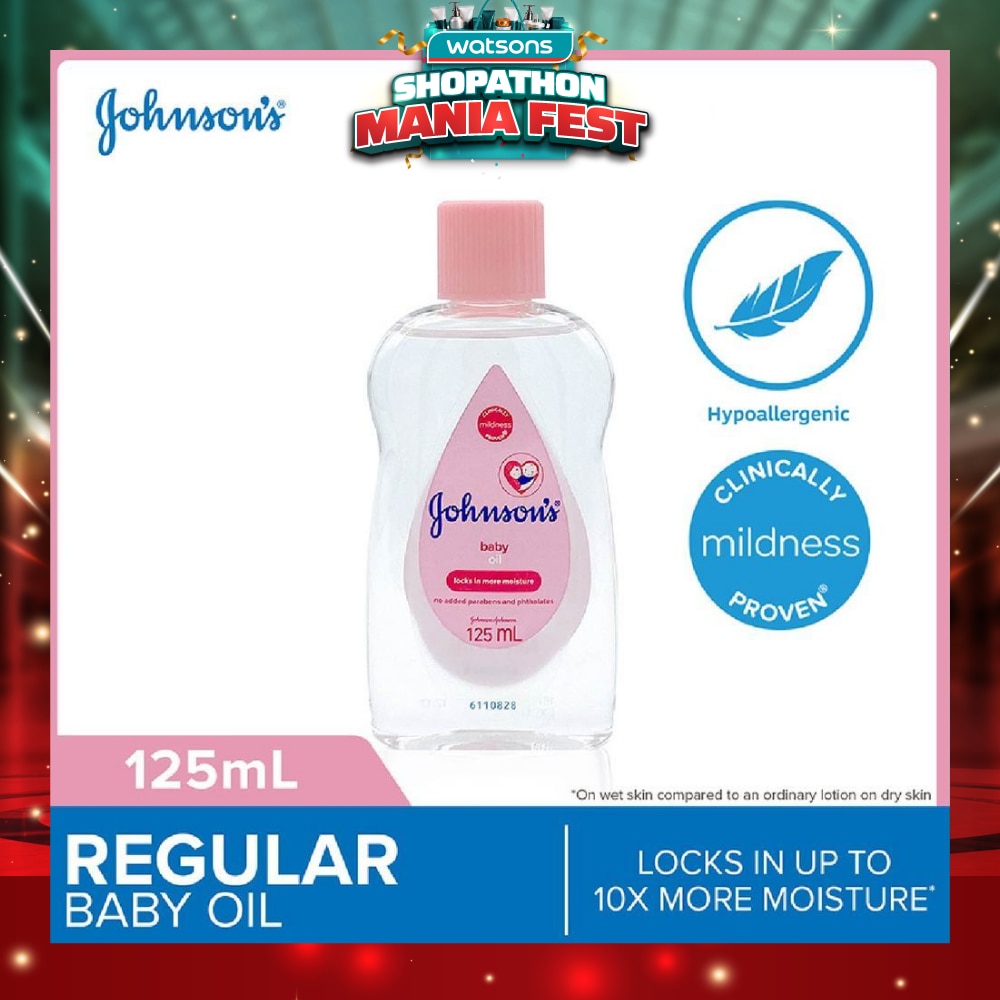 Baby Regular Moisturizing Baby Oil Locks In Moisture 125ml