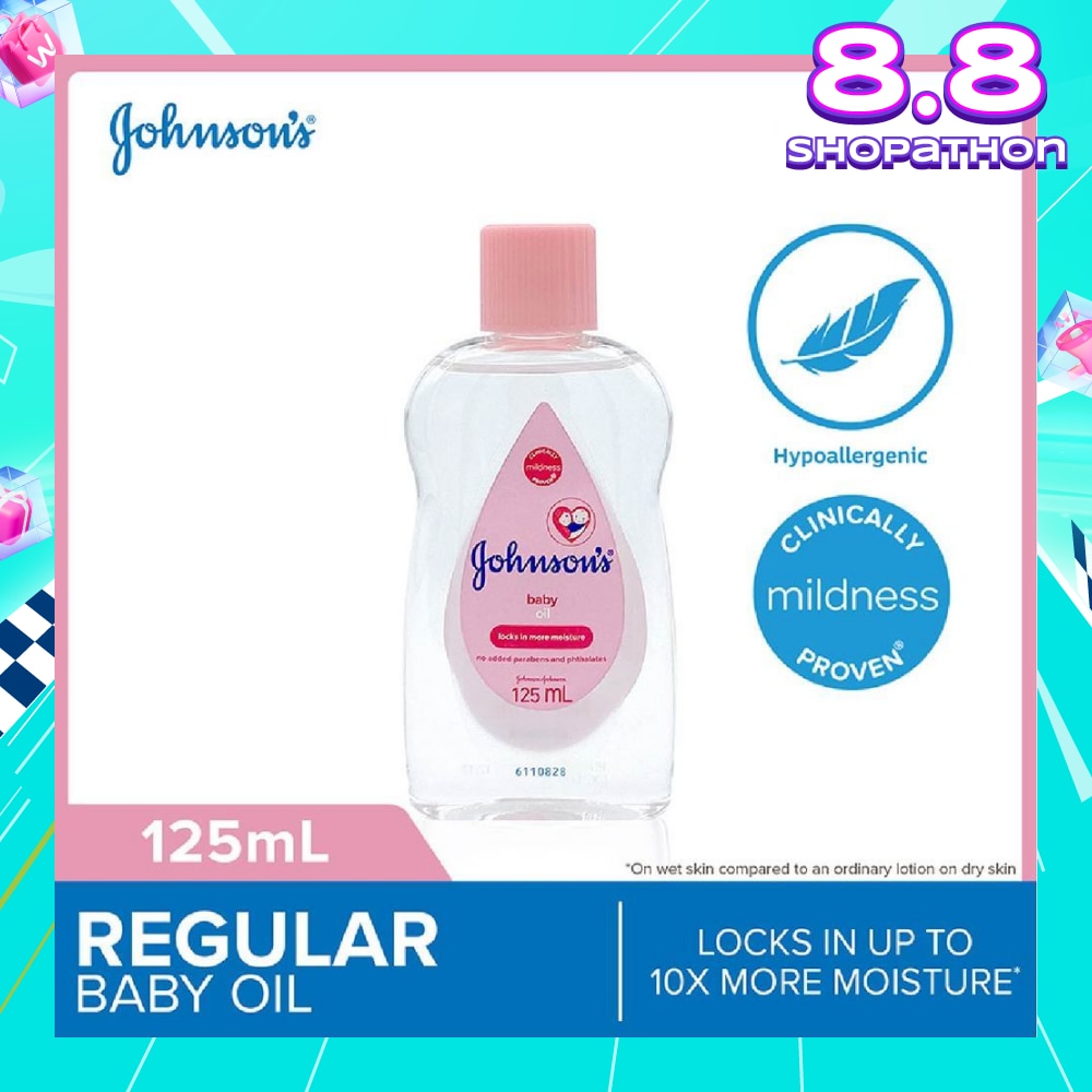 Baby Regular Moisturizing Baby Oil Locks In Moisture 125ml