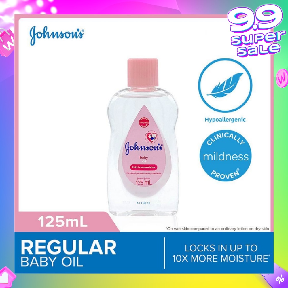 Baby Regular Moisturizing Baby Oil Locks In Moisture 125ml