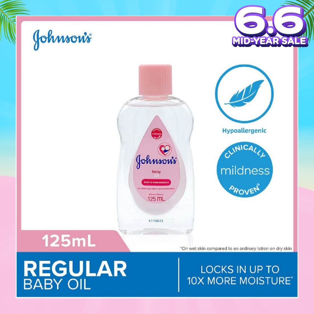 Baby Regular Moisturizing Baby Oil Locks In Moisture 125ml