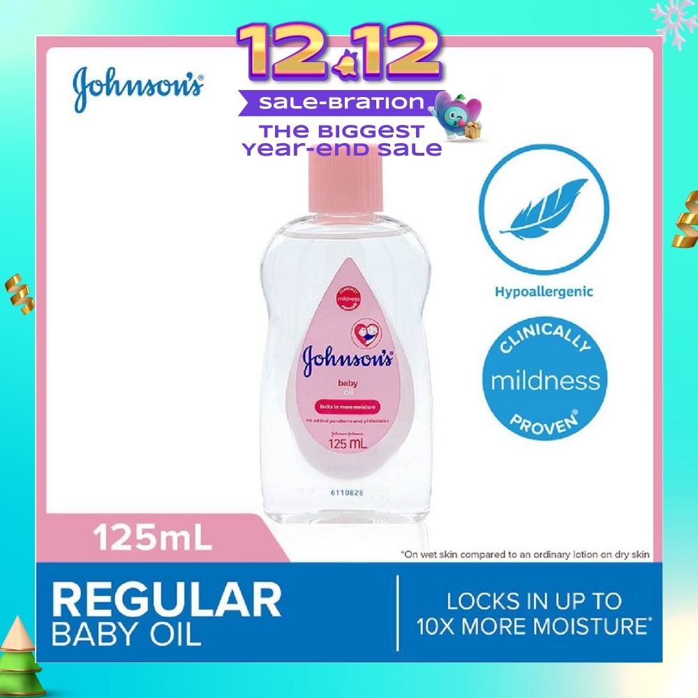 Baby Regular Moisturizing Baby Oil Locks In Moisture 125ml