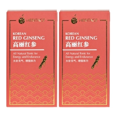 HERITAGE Korean Red Ginseng Capsules 60s x 2