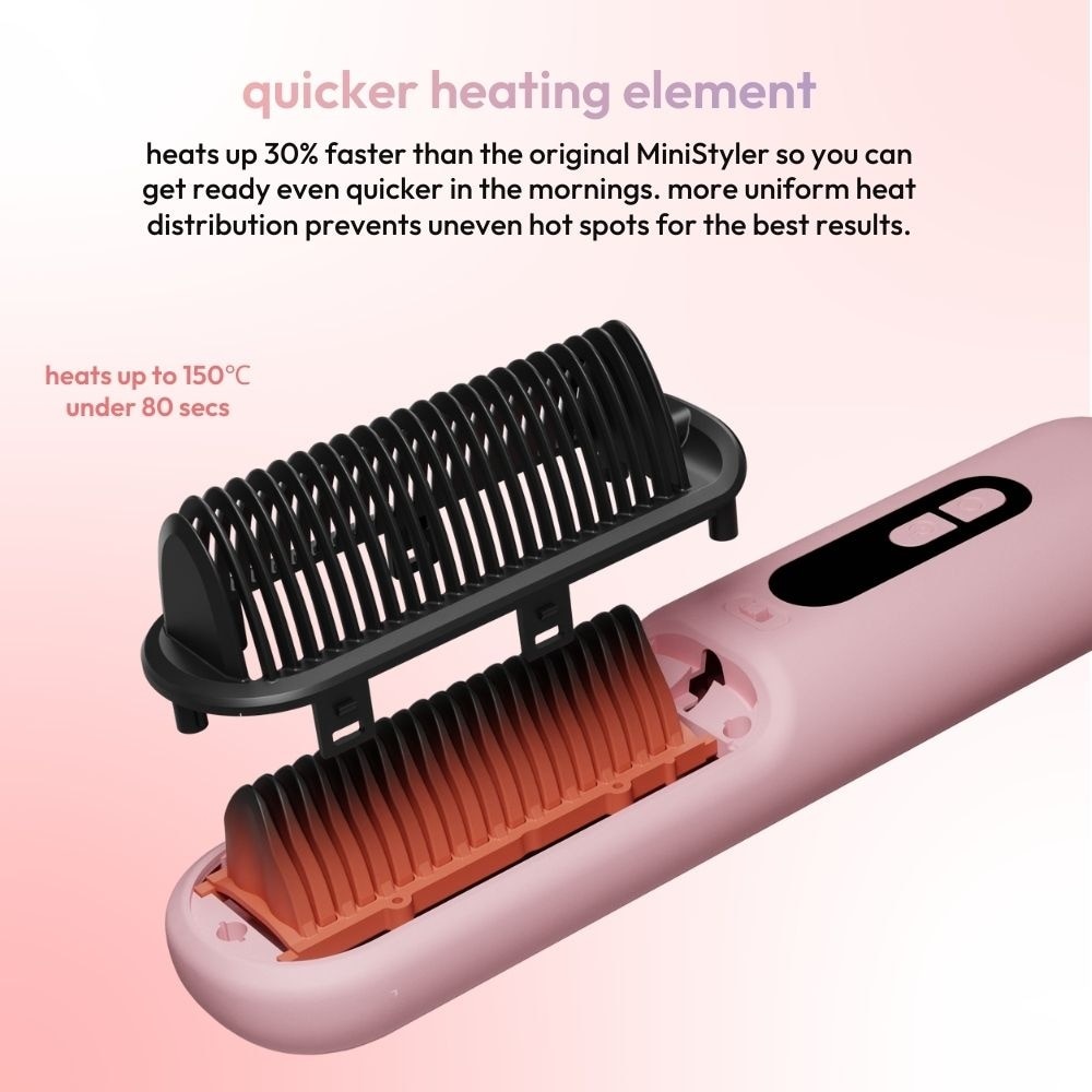 Hair Mini Styler 2.0 Pink 1s