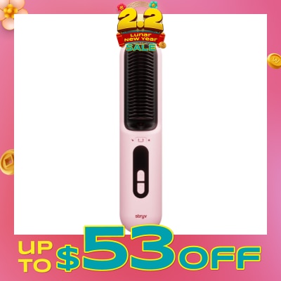 STRYV Hair Mini Styler 2.0 Pink 1s