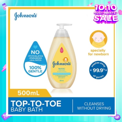 JOHNSON'S Baby  Baby Top-To-Toe Baby Bath 500ml