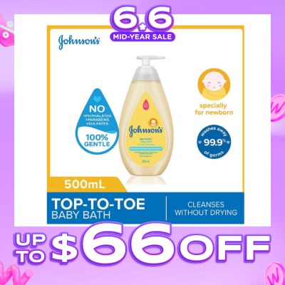JOHNSON'S Baby - Baby Top-To-Toe Baby Bath 500ml