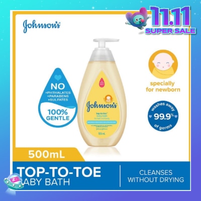 JOHNSON'S Baby  Baby Top-To-Toe Baby Bath 500ml