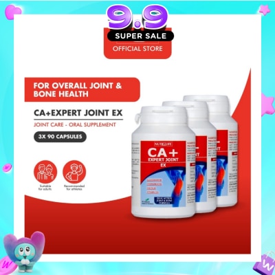 NUTRILIFE - CA+ Expert Joint EX Veggiecap Supplement Packset (Dual Action for Joint & Bones) 90s x 3 image