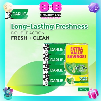 DARLIE - Double Action Freshness Toothpaste Value Pack 175g x 4s