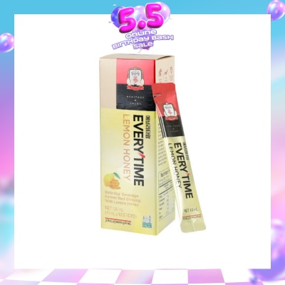 JUNG KWAN JANG - Everytime V Botanical Beverage Korean Red Ginseng with Lemon Honey 10ml x 10s