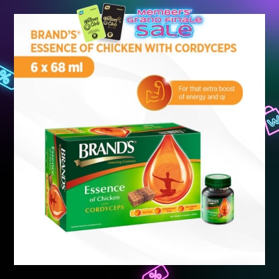 BRAND'S Brands Essence of Chicken with Cordyceps 6x70g
