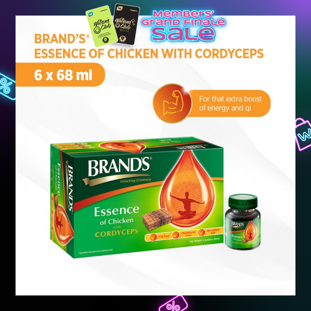 Brands Essence of Chicken with Cordyceps 6x70g