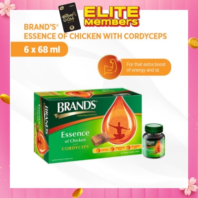 BRAND'S Brands Essence of Chicken with Cordyceps 6x70g