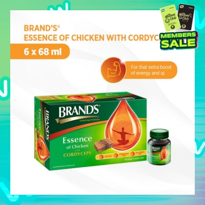 BRAND'S Brands Essence of Chicken with Cordyceps 6x70g