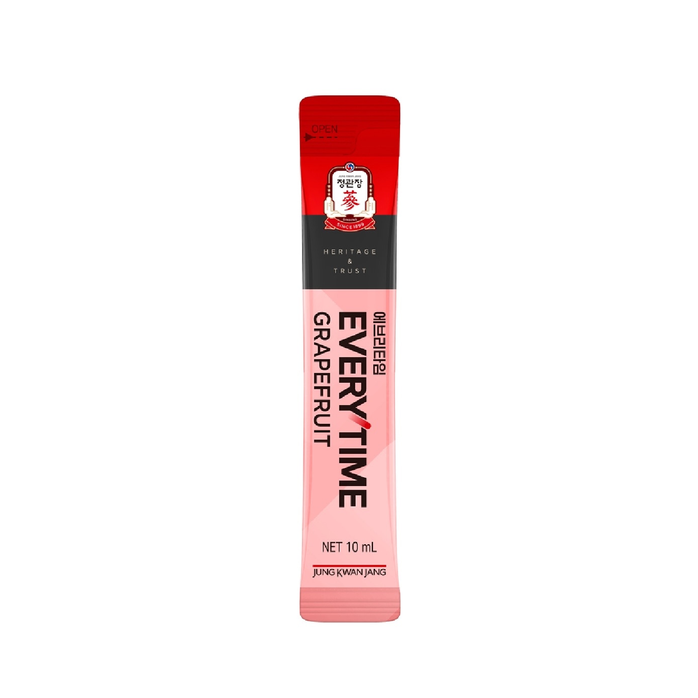 Everytime V Botanical Beverage Korean Red Ginseng with Grapefruit 10ml x 10s