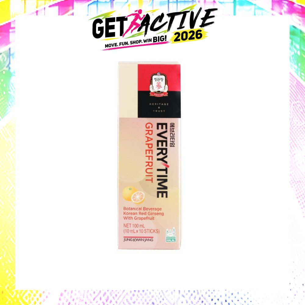 Everytime V Botanical Beverage Korean Red Ginseng with Grapefruit 10ml x 10s image