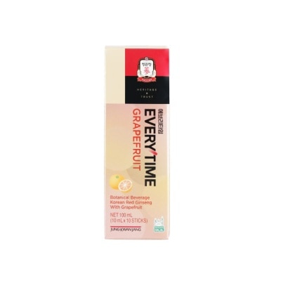 JUNG KWAN JANG - Everytime V Botanical Beverage Korean Red Ginseng with Grapefruit 10ml x 10s