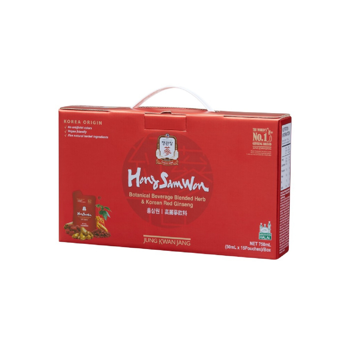 Hong Sam Won Botanical Beverage Blended Herb & Korean Red Ginseng 50ml x 15s