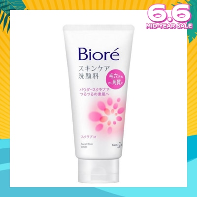BIORE Facial Foam Scrub 130g