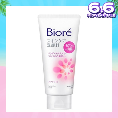 BIORE Facial Foam Scrub 130g