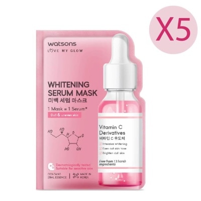 WATSONS Watsons Whitening Serum Mask 5 sheets