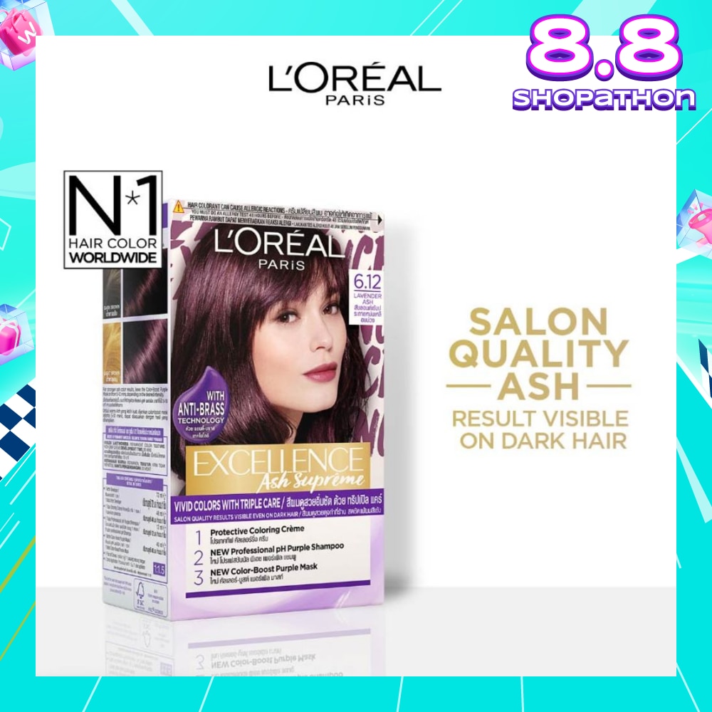 Fashion Hair Colour #6.12 Lavender Ash 172ml