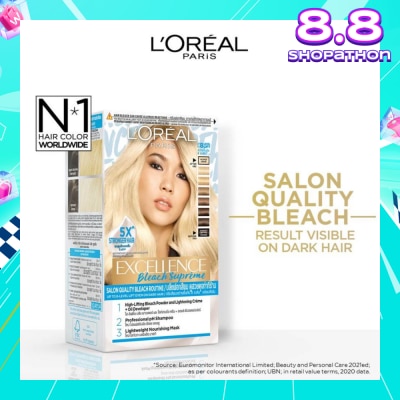 L'OREAL PARIS EXCELLENCE Salon Quality Bleach (Suitable for All Hair Types including Dark Hairs) 245g