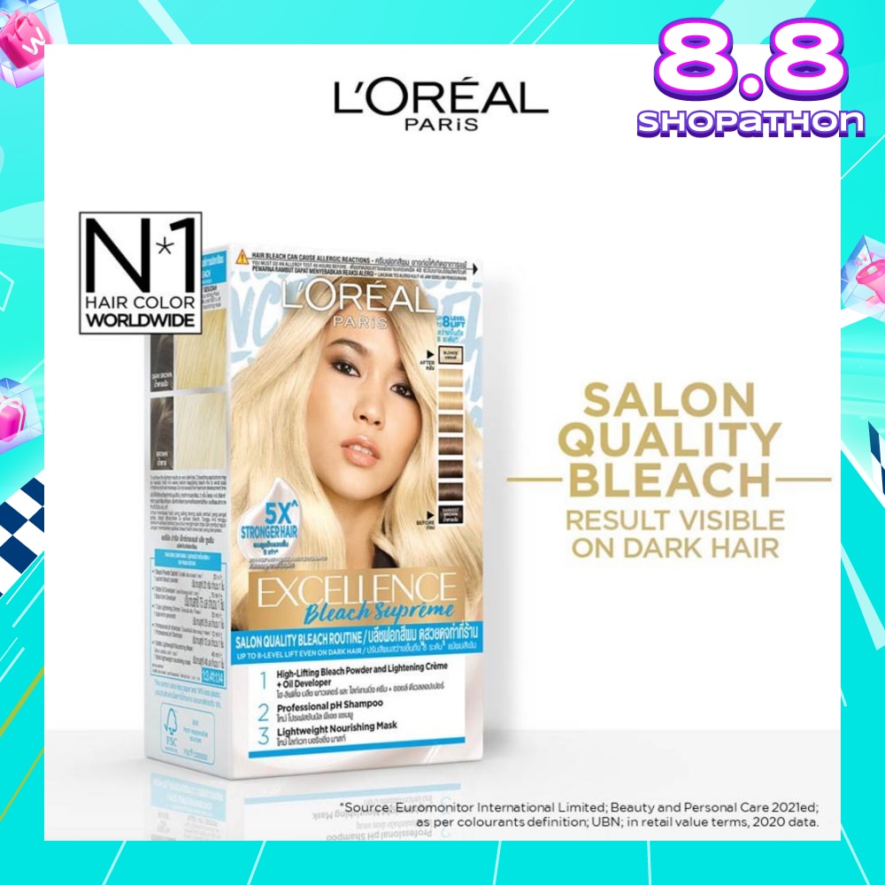Salon Quality Bleach (Suitable for All Hair Types including Dark Hairs) 245g