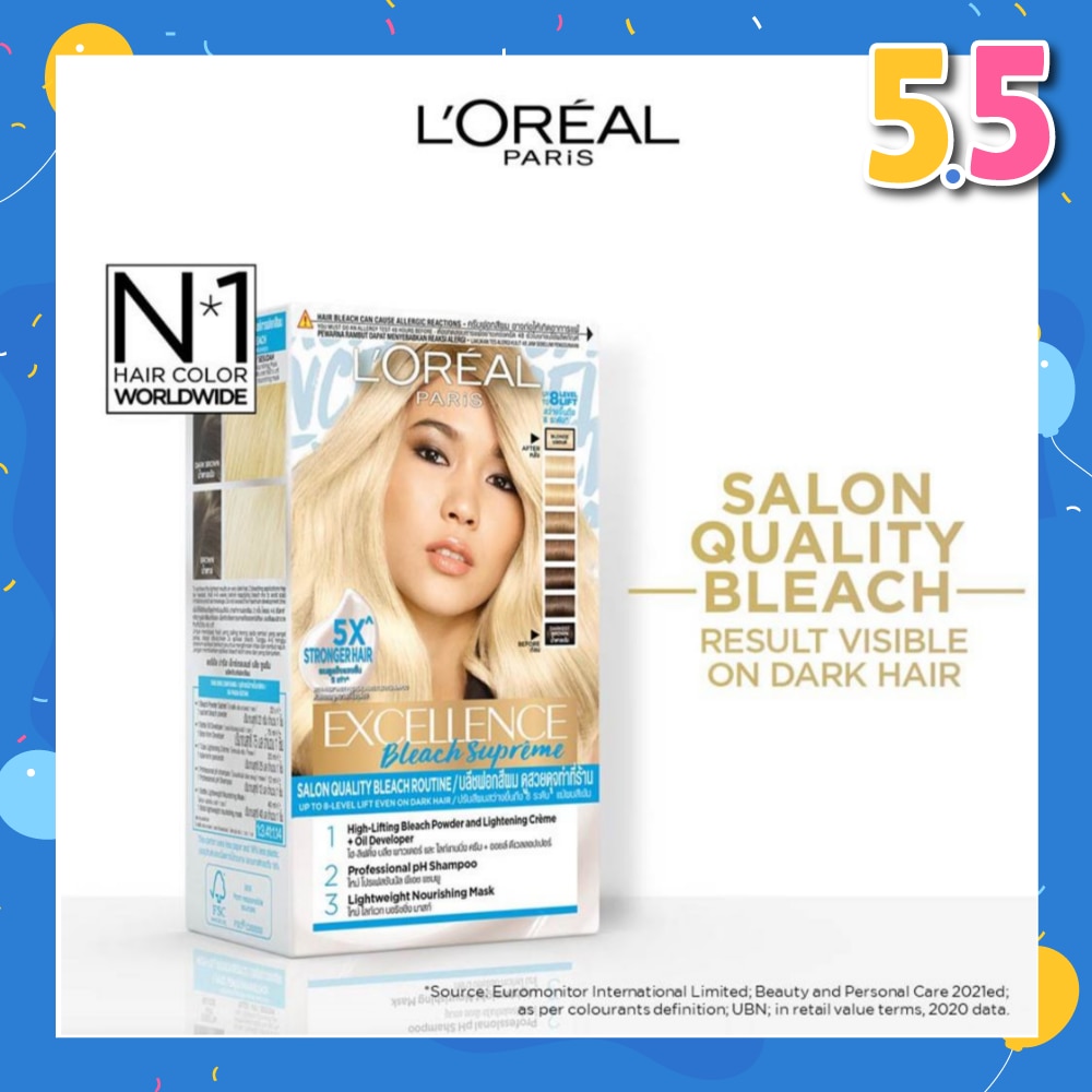 Salon Quality Bleach (Suitable for All Hair Types including Dark Hairs) 245g