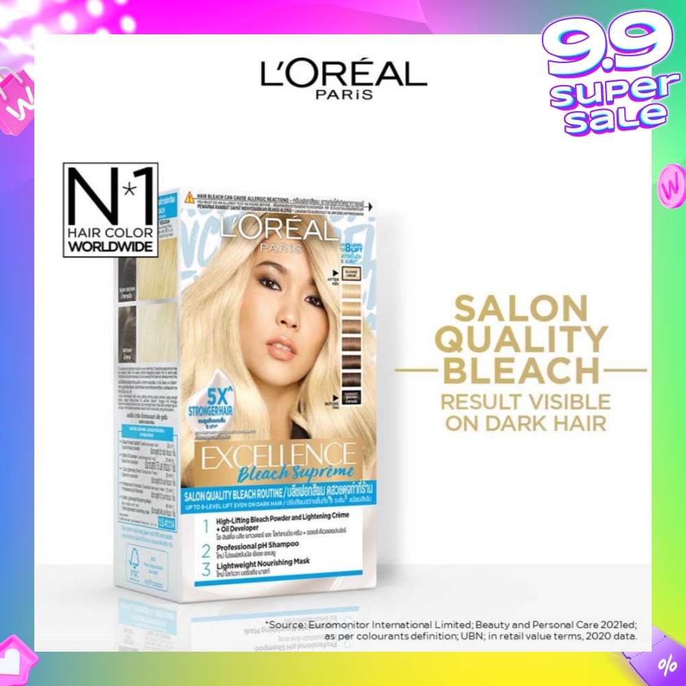Salon Quality Bleach (Suitable for All Hair Types including Dark Hairs) 245g
