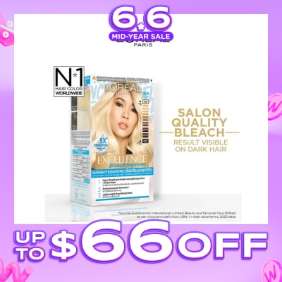L'OREAL PARIS EXCELLENCE - Salon Quality Bleach (Suitable for All Hair Types including Dark Hairs) 245g
