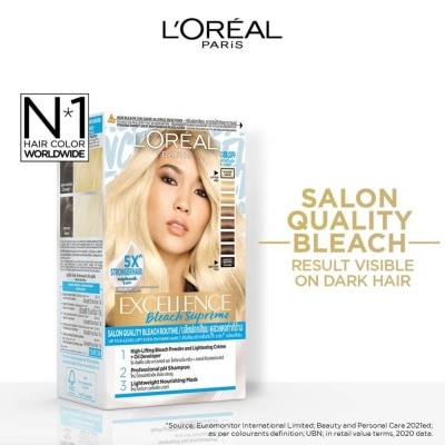 L'OREAL PARIS EXCELLENCE Salon Quality Bleach (Suitable for All Hair Types including Dark Hairs) 245g