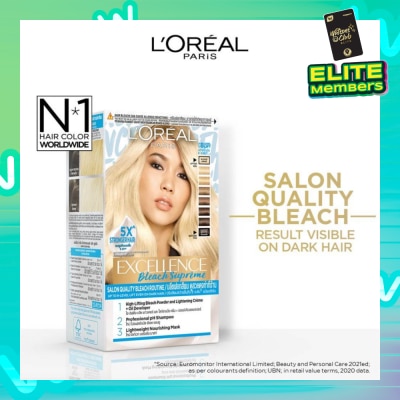 L'OREAL PARIS EXCELLENCE Salon Quality Bleach (Suitable for All Hair Types including Dark Hairs) 245g