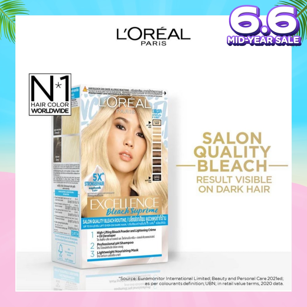 Salon Quality Bleach (Suitable for All Hair Types including Dark Hairs) 245g