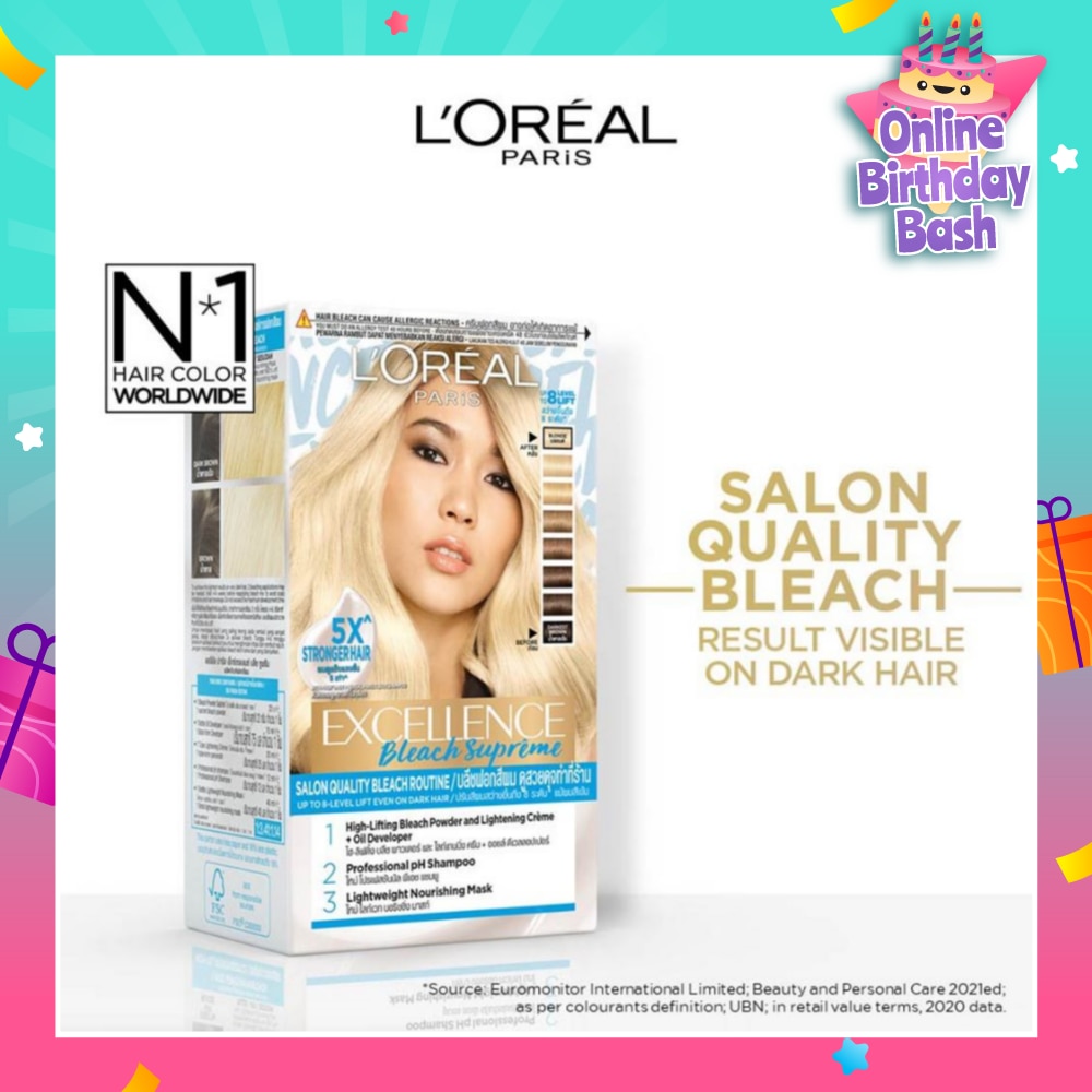 Salon Quality Bleach (Suitable for All Hair Types including Dark Hairs) 245g