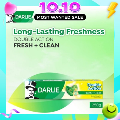 DARLIE Double Action Freshness Toothpaste Fresh + Clean Original Mint 250g image
