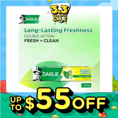 DARLIE Double Action Freshness Toothpaste Fresh + Clean Original Mint 250g
