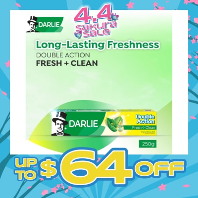 DARLIE - Double Action Freshness Toothpaste Fresh + Clean Original Mint 250g
