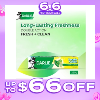DARLIE - Double Action Freshness Toothpaste Fresh + Clean Original Mint 250g