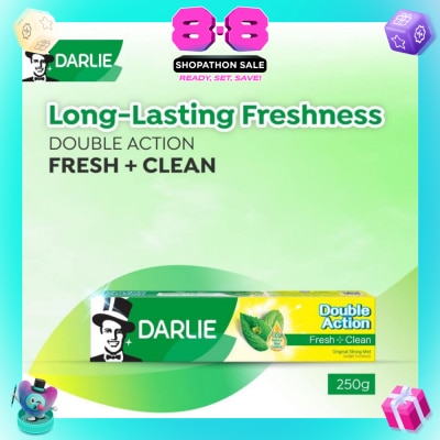 DARLIE - Double Action Freshness Toothpaste Fresh + Clean Original Mint 250g