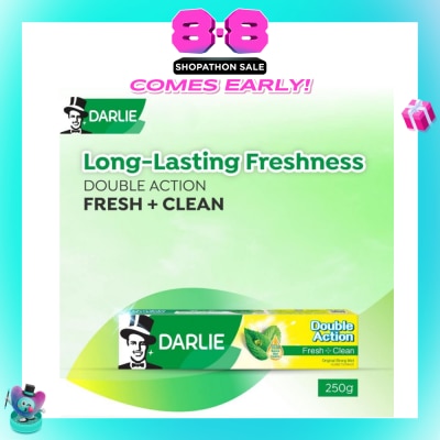DARLIE - Double Action Freshness Toothpaste Fresh + Clean Original Mint 250g