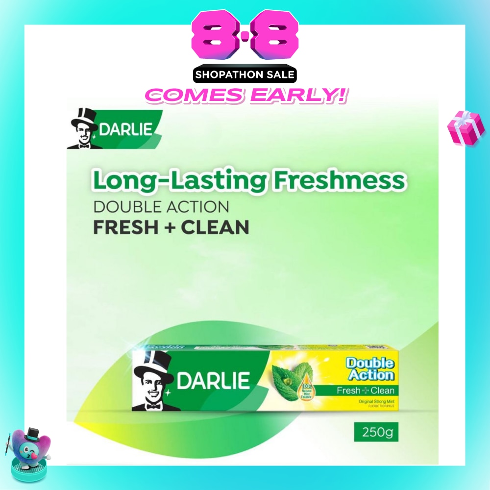 Double Action Freshness Toothpaste Fresh + Clean Original Mint 250g