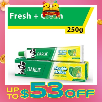 DARLIE Double Action Freshness Toothpaste Fresh + Clean Original Mint 250g