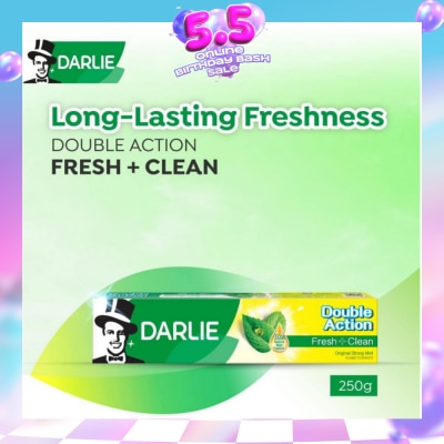 DARLIE - Double Action Freshness Toothpaste Fresh + Clean Original Mint 250g